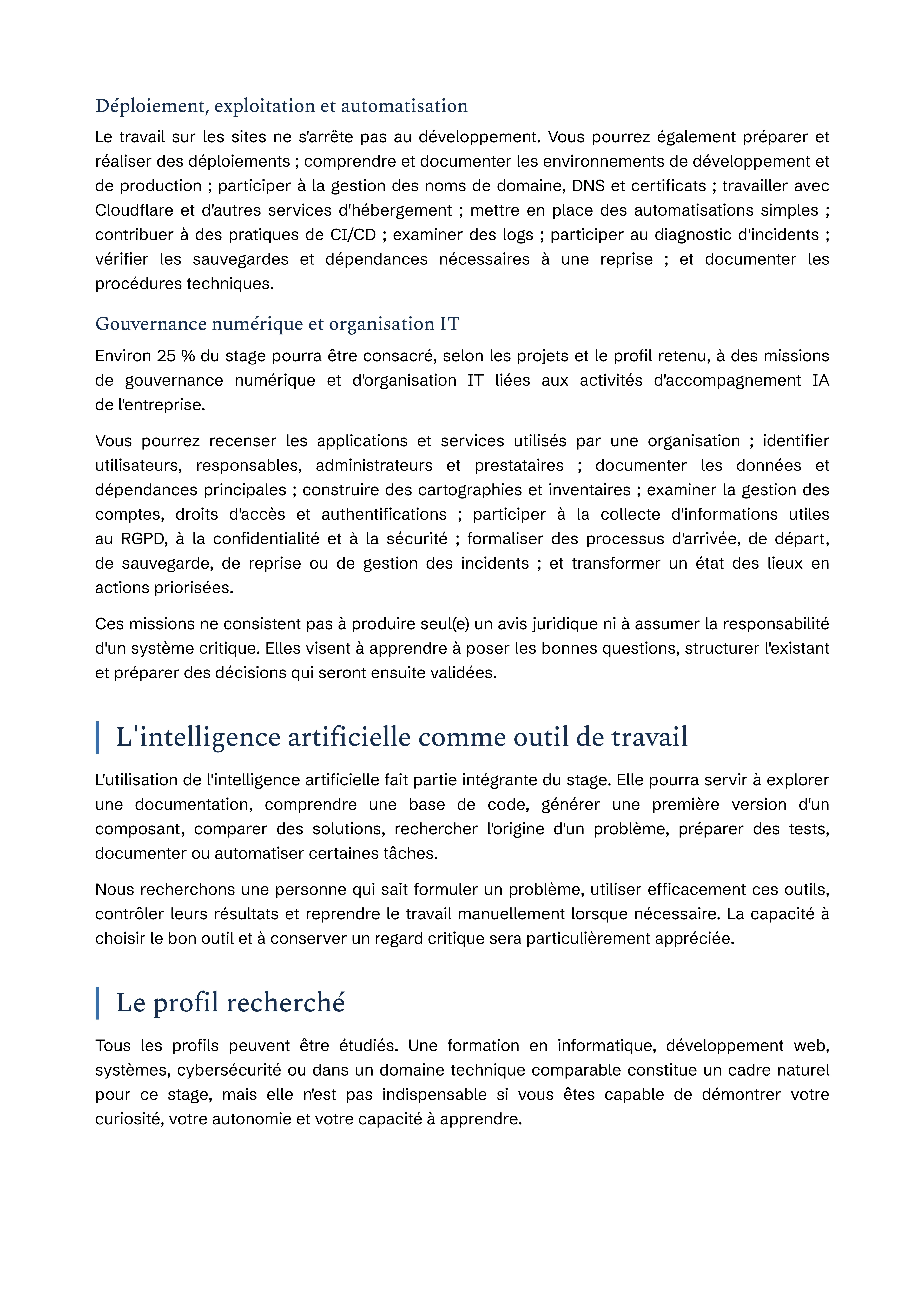 Page du document d'Alpha to Omega : Offre, p. 3